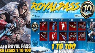  A10 Royal Pass 1To 100 RP  Leaks Is Here  | AKM & Vehicle Skin | Upgradable Dagger Skin | PUBGM