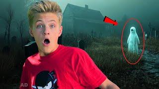 I Saw a Ghost Kid in the Cemetery!