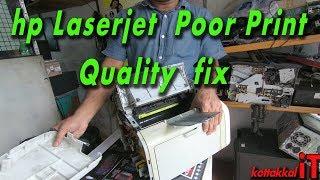 hp laserjet 1020  poor print quality fix #Kottakkal it #