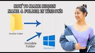 Create hidden folder in Computer