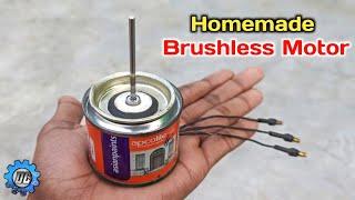 खाली पेंट के डिब्बे से बनाएं Brushless DC Motor || How to make Brushless motor at home