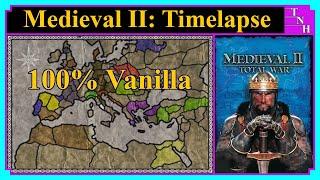 Timelapse  | 100% Vanilla | Medieval II Total War | A.I. Only | No Diplomacy Fix | No Passive AI Fix