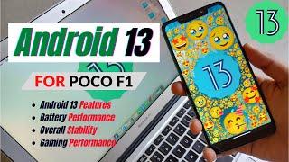 Android 13 (Tiramisu) Full Review after 1 week | ft. Poco F1 | TechitEazy