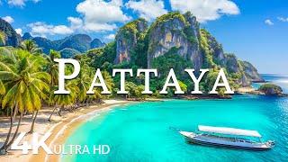 FLYING OVER PATTAYA (4K UHD) - Soothing Music Along With Beautiful Nature Video - 4K Video ULTRA HD