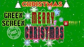 Green Screen CHRISTMAS [1080p] - MERRY CHRISTMAS BLINK SIGNBOARD BOARD animation