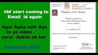 iibf certificate download process 2021 | iibf start sending certificate to respective email id