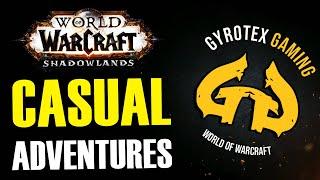 Gyrotex Gaming Channel Trailer | Shadowlands, Torghast, Alts, Leveling, Casual Solo Adventures