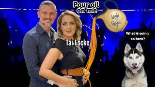 Greg Locke's wife pours jug of oil all over her body during crazy Pentecostal church service