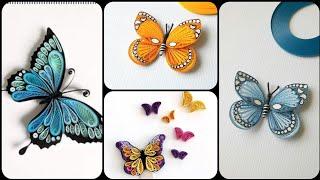 40 Extraordinary DIY Quilling Butterflies Designs