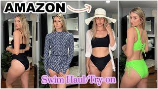 *NEW* AMAZON Swim Try On Haul | Under *$40*! | Bikinis, One Pieces, Cover-ups & Accessories!