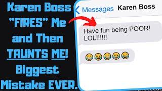 r/ProRevenge - New Karen Boss Won't Stop Harassing Employees! EVERYONE Ruins Her!