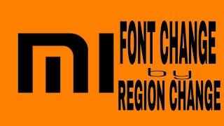 Xiaomi Mobile Font Style Change easy system Without Root