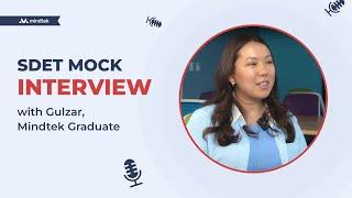 Java SDET Mock Interview with Gulzar - Mindtek Graduate