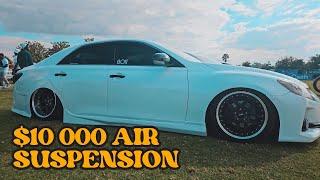 Toyota Mk X with $10000 air suspension – German vs Japan car showcase |Drive with Tsotsi