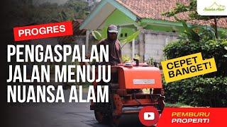 Update Progress Nuansa Alam tahap 6 Pengaspalan Jalan Menuju Lokasi Nuansa Alam Agroeduwisata