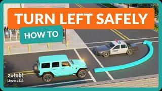 How to Make Left Turn at Intersection With Poor Visibility