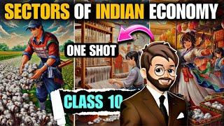 Sectors of indian economy class 10 One Shot | Animated Full (हिन्दी में) Explained | Economics Ch-2