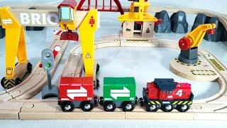 Brio World 33097 Cargo Railway Deluxe Set Unbox and Play