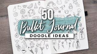 50+ (MORE) Bullet Journal Doodle Ideas!