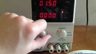 Korad power supply: Unboxing, first impressions and basic tests