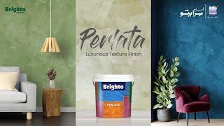 Product Tutorial of Brighto Perlata Luxurious Texture Finish