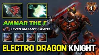 INCREDIBLE MID By Ammar The F Dragon Knight Mjollnir Item Build Electro Dragon Forms Delete All DotA