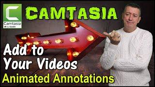 Camtasia 2019 training-Add animated annotations to your videos- #camtasia #screencast