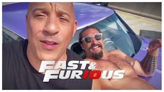 Fast & Furious 10: Vin Diesel & Jason Momoa On Set 