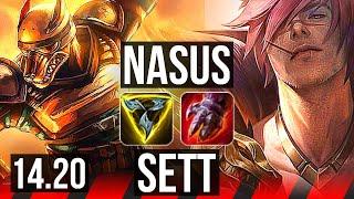 NASUS vs SETT (TOP) | Comeback, Rank 5 Nasus | EUNE Master | 14.20