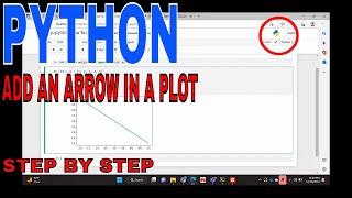  How To Add An Arrow In A Plot In Python 