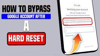 How To Bypass Google Verification After Factory hard Reset 2024 | Skip Google after Factory reset.