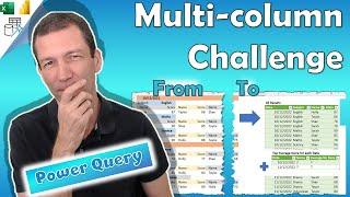 Power Query Multi Column Data  - Best In Class Challenge