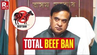 Assam Government Bans Beef In Public Places, Restaurants And Hotels | Himanta Biswa Sarma PC