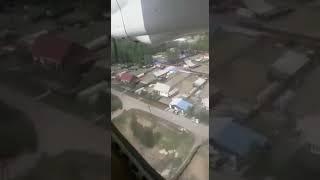 Пассажир снял момент крушения самолета в Нижнеангарске