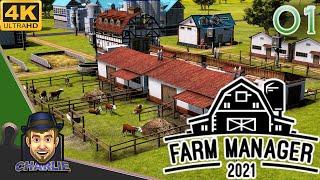 CITY BOY MANAGES A FARM? - Farm Manager 2021 - 01- Farm Manager 2021 Gameplay Lets Play