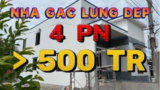 MẪU NHÀ CẤP 4 GÁC LỬNG ĐẸP GIÁ RẺ CÓ ĐẾN 4 PHÒNG NGỦ LUÔN