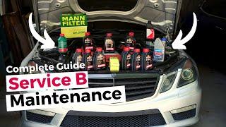 Service B Mercedes Benz! A complete guide showing you how to do each service! *BIG MONEY SAVER**