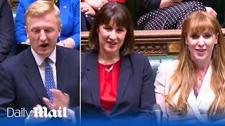 'The Phil and Holly of British politics!' Parliament erupts at Deputy PM Oliver Dowden's Labour jab