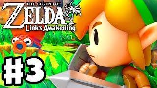 The Legend of Zelda: Link's Awakening - Gameplay Part 3 - Key Cavern! (Nintendo Switch)