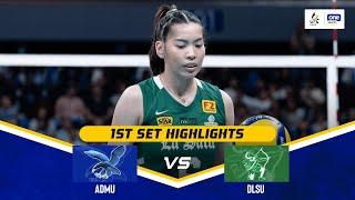 ATENEO vs. DLSU | SET 1 GAME HIGHLIGHTS | UAAP SEASON 87 WOMEN’S VOLLEYBALL | MARCH 12, 2025