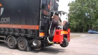 Palfinger truck mounted forklift F3 253 GTS 4W mounting onto a chain mount