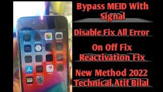 How to Bypass MEID/GSM iPhone with Signal Sim Call Fix | New 2022 Method Windows | Disable Fix |Free
