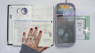 10-Day Planning | Late Month | August 21st to 31st 2024 | Bullet Journal Pocket A6 | Nolty 6501