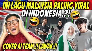 KELAKAR GILECOVER AI TEAMINI LAGU MALAYSIA PALING VIRAL DI INDONESIA⁈ | INDONESIA REACTION