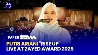 Putri Ariani "Rise Up" Live at Zayed Award 2025