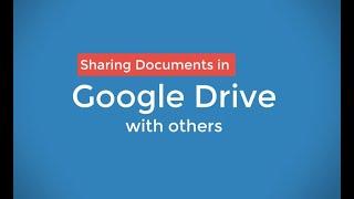 How to Share Google Drive Files with Others