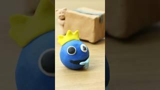 I made a Blue Rainbow Friends!!!Clay Stopmotion #roblox #rainbowfriends #clay