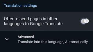 How to Turn Off/ Disable Translation Offer in Google Chrome Browser - Android