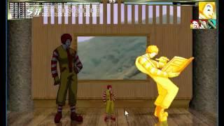 Mugen super Dark Ronald VS Donald UT, Ronald UT, Ronald Mcdonald and Donald Mcdonald