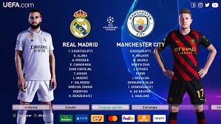 Real Madrid vs Manchester City - Champions League 2023 - PES 2021 - Dream Patch